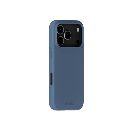 Holdit iPhone 17 Pro Max Soft Touch Silikone Mobil Cover - Pacific Blue