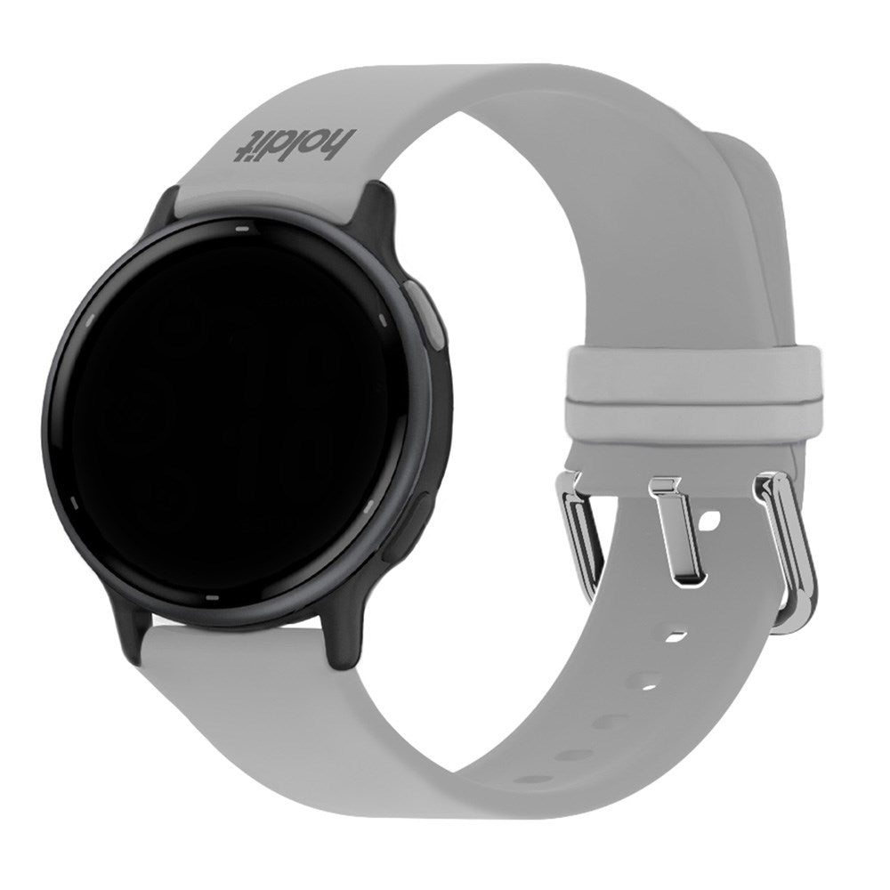 Universal Holdit Silikone Rem m. Spændelukning (22mm) - Grå