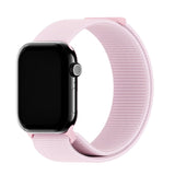 Apple Watch (42/44/SE/45/46/49mm) Holdit Nylon Rem - Lyserød