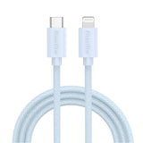 Smartline (3A/27W) USB-C til Lightning Ladekabel - 2 Meter - Lyseblå
