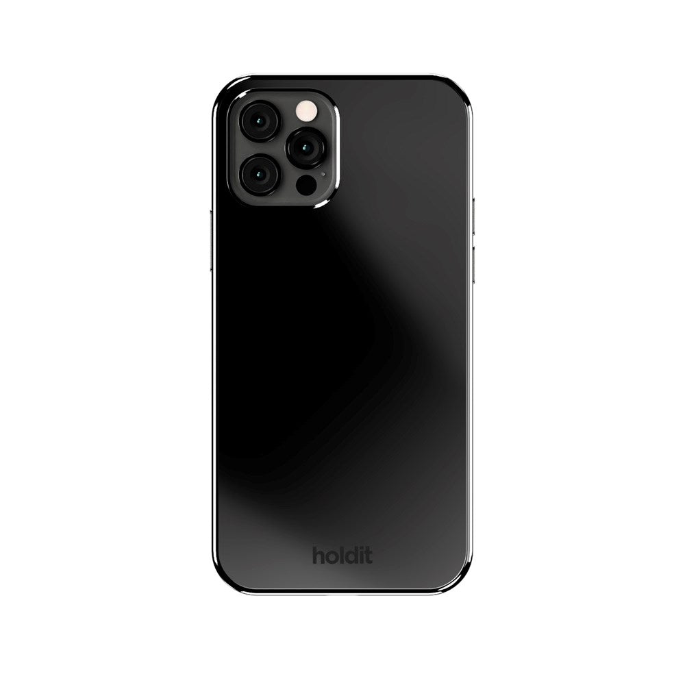 iPhone 12 / 12 Pro  Holdit Mirror Cover - MagSafe Kompatibel - Sort