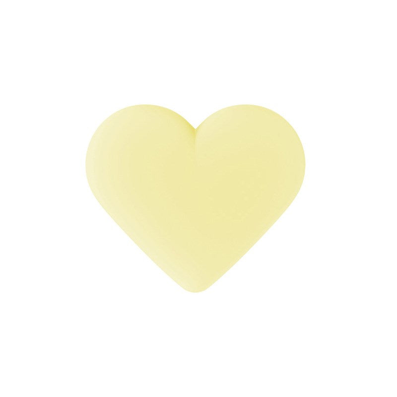 3D Holdit Silicone Sticker - Hjerte - Lemonade