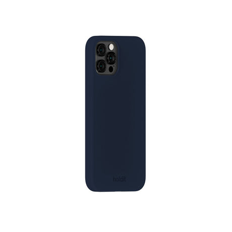 Holdit iPhone 12 / 12 Pro Soft Touch Silikone Mobil Cover - Midnight Blue