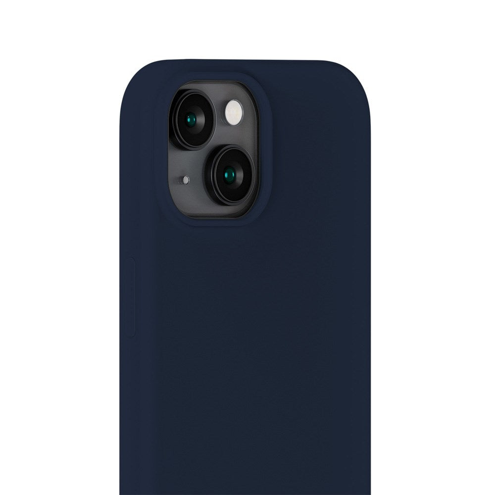 Holdit iPhone 15 Soft Touch Silikone Mobil Cover - Midnight Blue