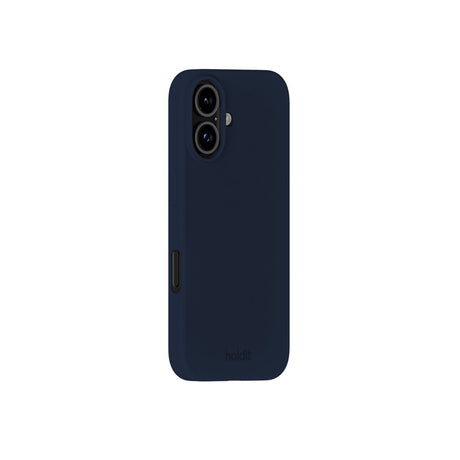 Holdit iPhone 16 Soft Touch Silikone Mobil Cover - Midnight Blue