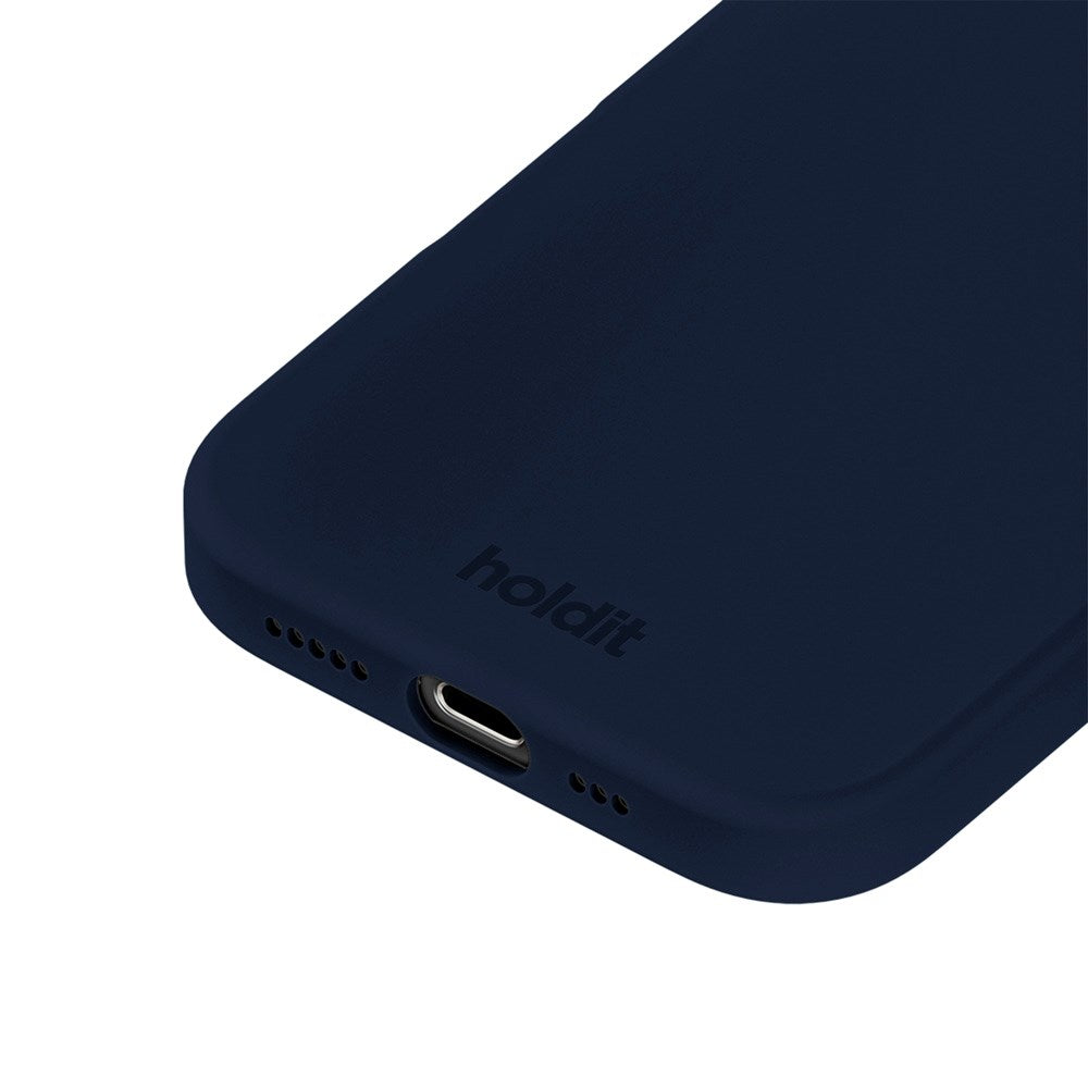 Holdit iPhone 16 Pro Max Soft Touch Silikone Mobil Cover - Midnight Blue