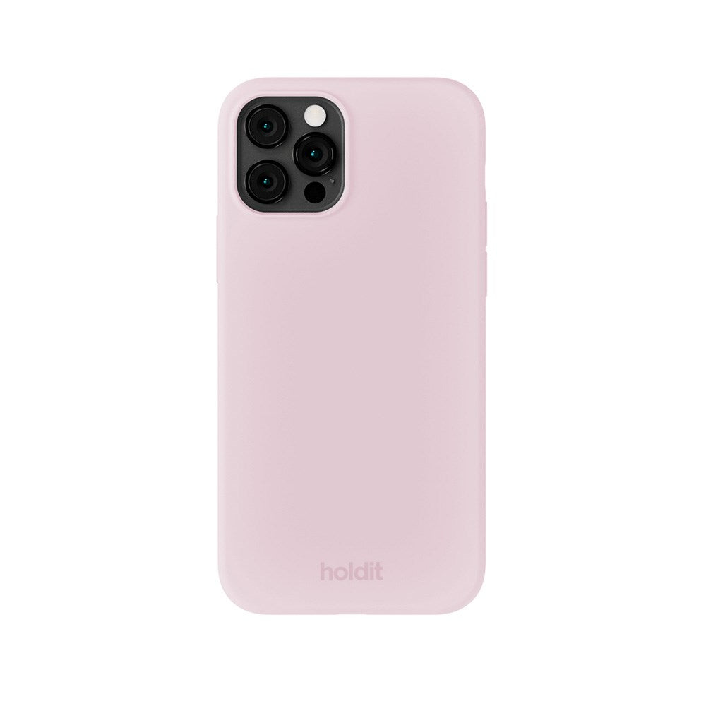 Holdit iPhone 12 / 12 Pro Soft Touch Silikone Mobil Cover - Pale Pink