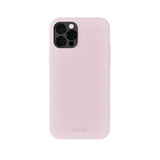 Holdit iPhone 12 / 12 Pro Soft Touch Silikone Mobil Cover - Pale Pink