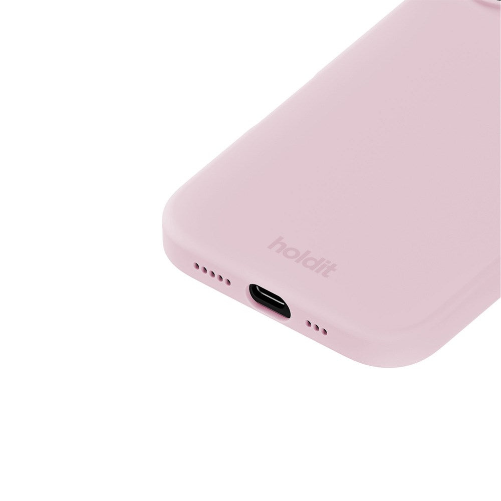 Holdit iPhone 16 Soft Touch Silikone Mobil Cover - Pale Pink