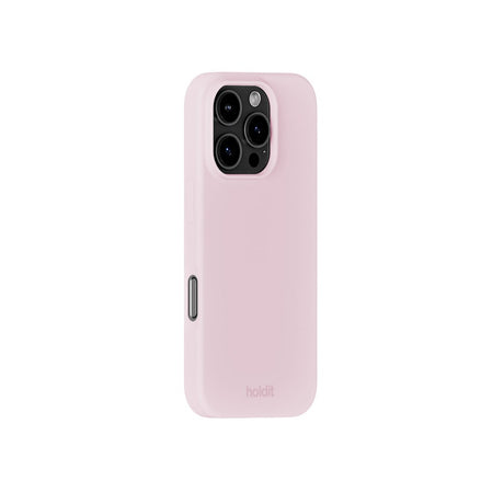 Holdit iPhone 16 Pro Soft Touch Silikone Mobil Cover - Pale Pink