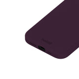 Holdit iPhone 15 Soft Touch Silikone Mobil Cover - Deep Plum