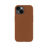 Holdit iPhone 15 Soft Touch Silikone Mobil Cover - Almond Brown