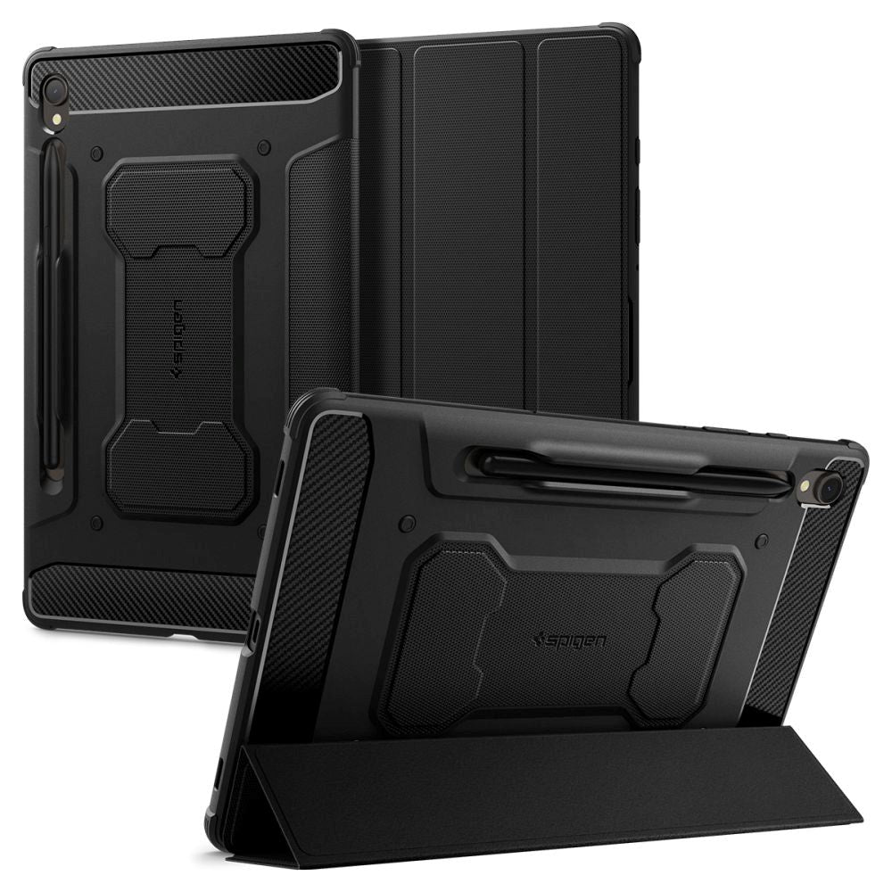 Spigen Samsung Galaxy Tab S9 Rugged Armor Pro Cover - Sort - (DEMO)