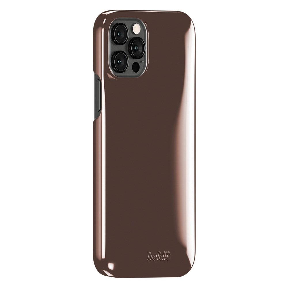 iPhone 12 / 12 Pro Holdit Puffy Case - Chocolate