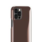 iPhone 12 / 12 Pro Holdit Puffy Case - Chocolate