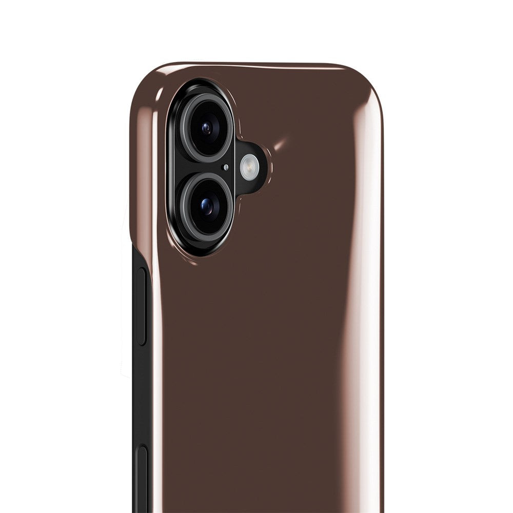 iPhone 16 Holdit Puffy Case - Chocolate