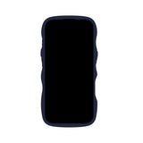 iPhone 16 Pro Holdit Wavy Cover - Midnight Blue / Transparent