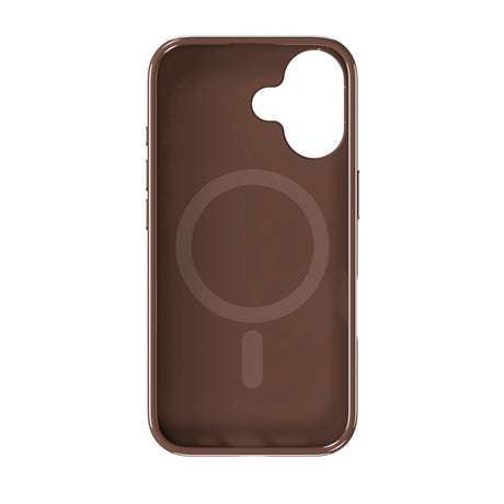 iPhone 16 Holdit Mono Case - MagSafe Kompatibel - Chocolate / Beige