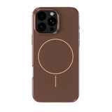 iPhone 16 Pro Max Holdit Mono Case - MagSafe Kompatibel - Chocolate / Beige