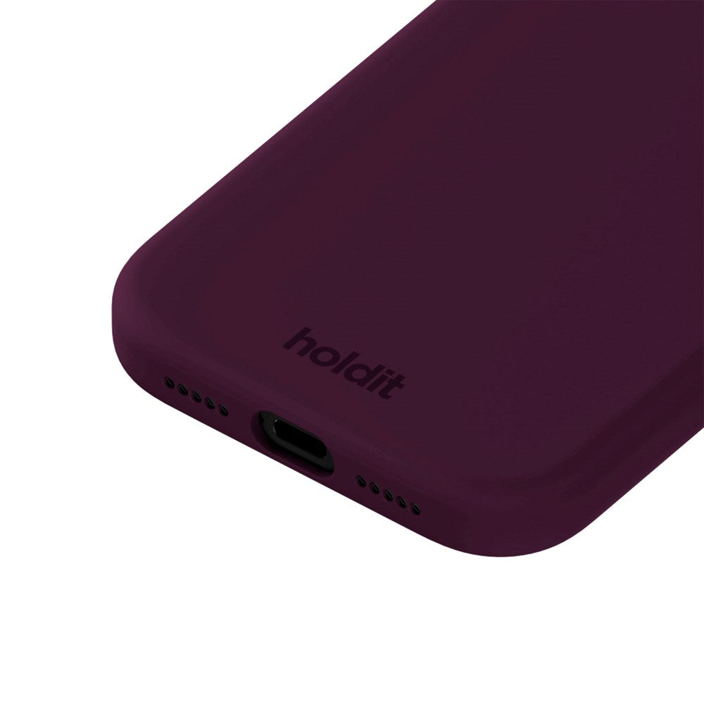 Holdit iPhone 17 Pro Soft Touch Silikone Mobil Cover - Deep Plum