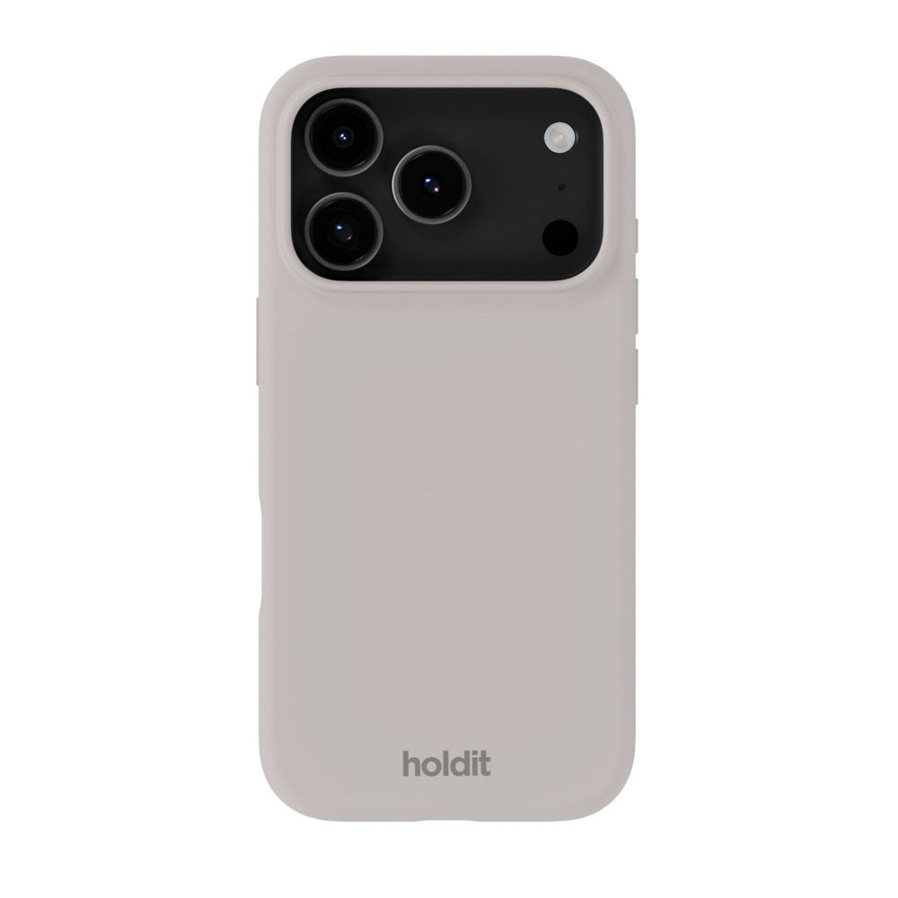 iPhone 18 Pro Max / 17 Pro Max Holdit Soft Touch Silikone Mobil Cover - Wool Gray