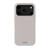 iPhone 18 Pro Max / 17 Pro Max Holdit Soft Touch Silikone Mobil Cover - Wool Gray