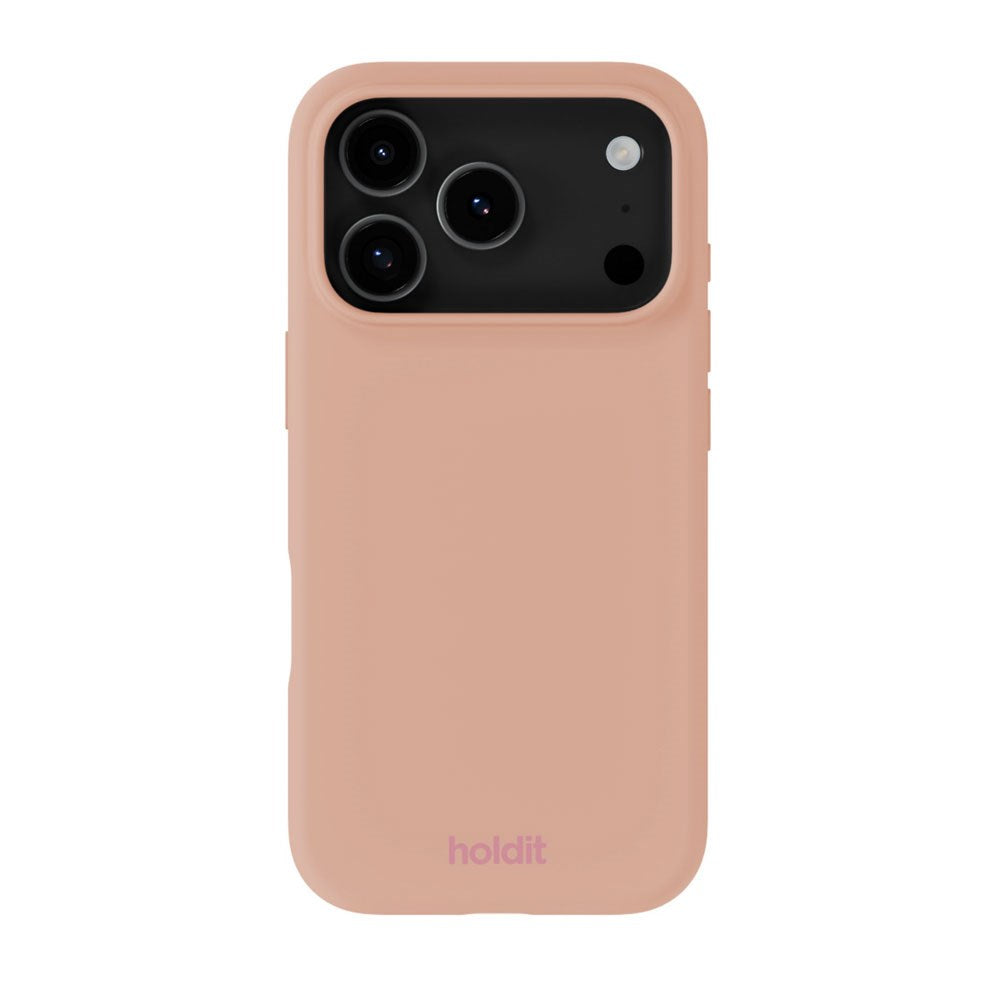 iPhone 18 Pro Max / 17 Pro Max Holdit Soft Touch Silikone Mobil Cover - Bare Pink
