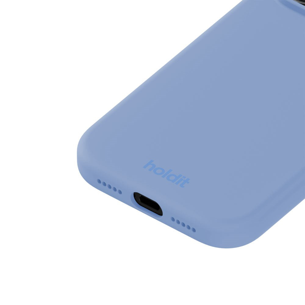 iPhone 18 Pro / 17 Pro Holdit Soft Touch Silikone Mobil Cover - Soft Cobalt