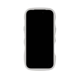 iPhone 18 Pro / 17 Pro Holdit Wavy Cover - Wool Grey / Transparent