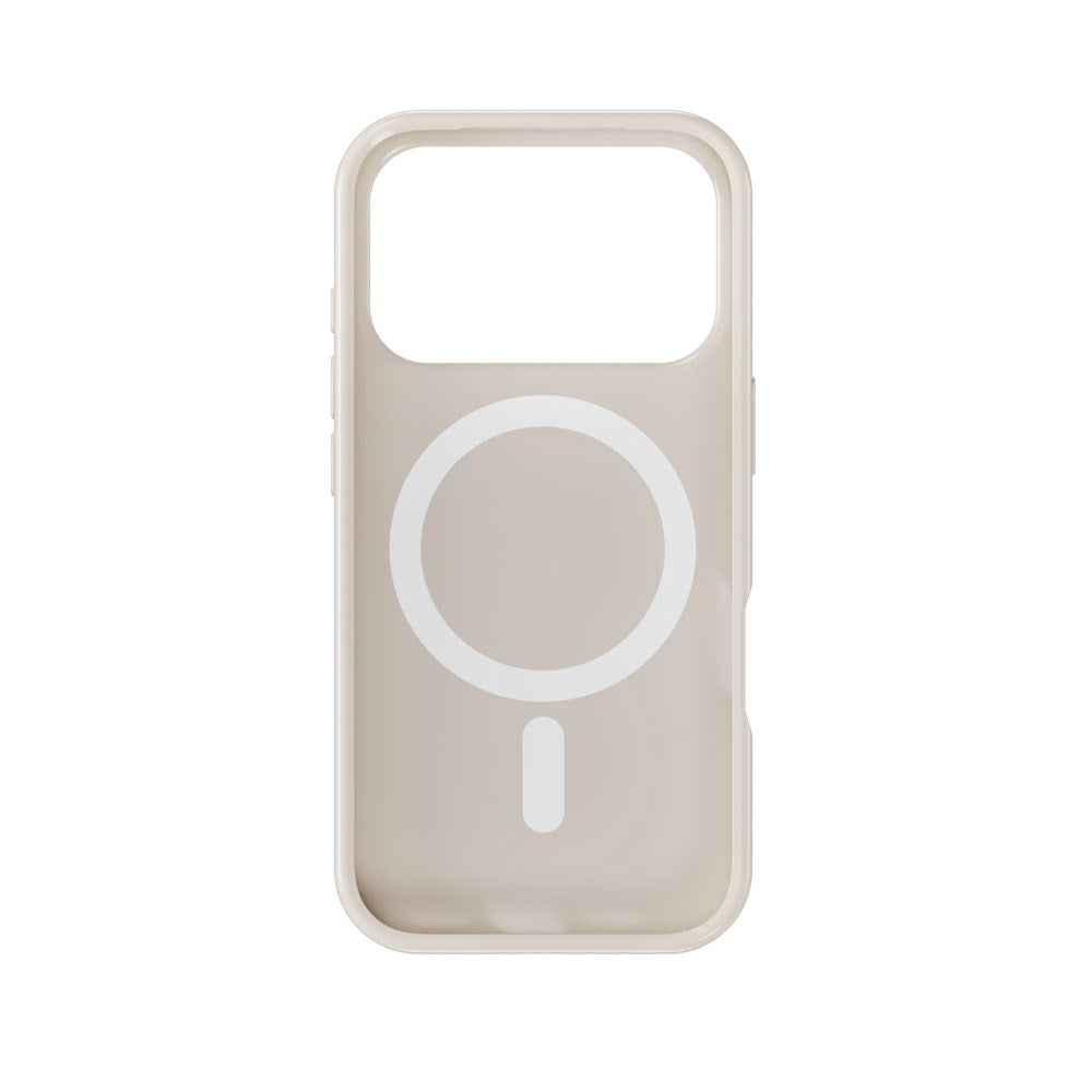 iPhone 18 Pro Max / 17 Pro Max Holdit Mono Cover - MagSafe Kompatibel - Light Beige / Beige