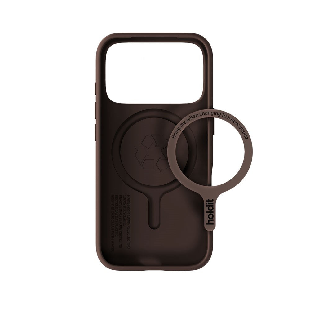 iPhone 18 Pro / 17 Pro Holdit Soft MagSafe Cover - Chocolate