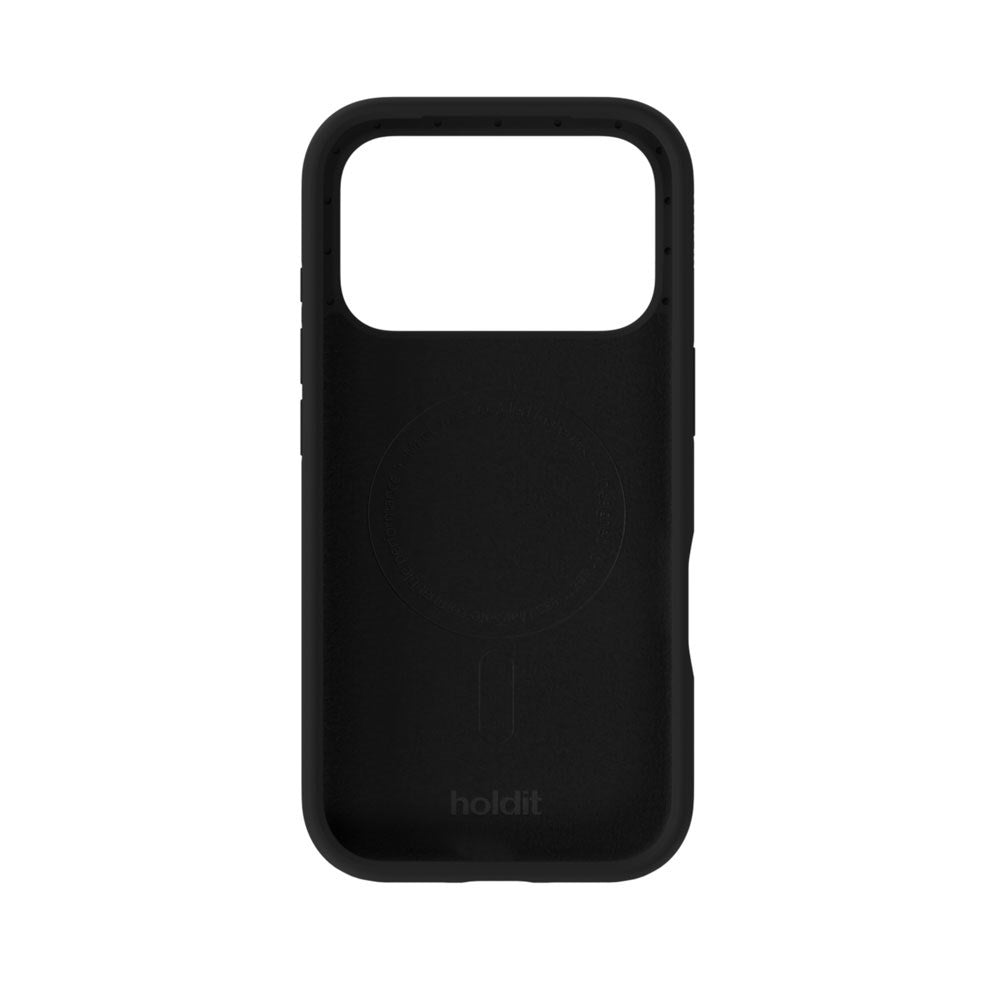 iPhone 18 Pro Max / 17 Pro Max Holdit Soft Touch MagSafe Silikone Mobil Cover - Black