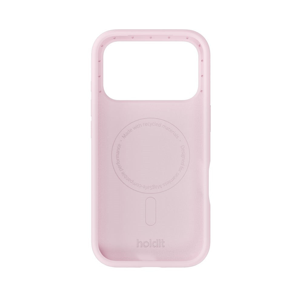 iPhone 18 Pro / 17 Pro Holdit Soft Touch MagSafe Silikone Mobil Cover - Pale Pink