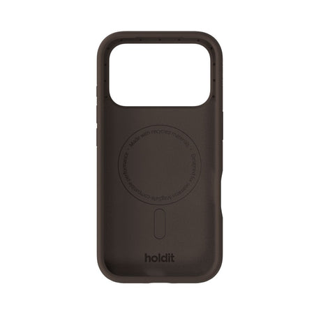 iPhone 18 Pro / 17 Pro Holdit Soft Touch MagSafe Silikone Mobil Cover - Chocolate