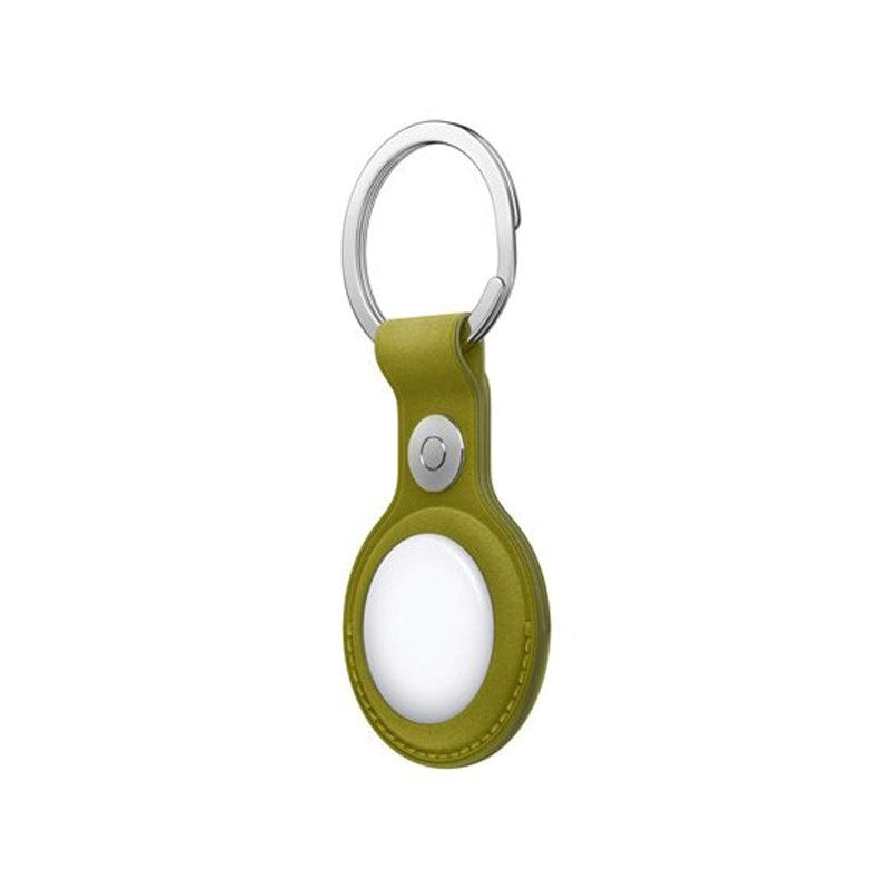 Original Apple AirTag 1. & 2. Gen. FineWoven Holder m. Nøglering - Chartreuse (MA7L4ZM/A)