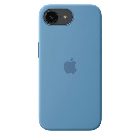 Original Apple iPhone 16e Silikone Bagside - Winter Blue (MD3Q4ZM/A)