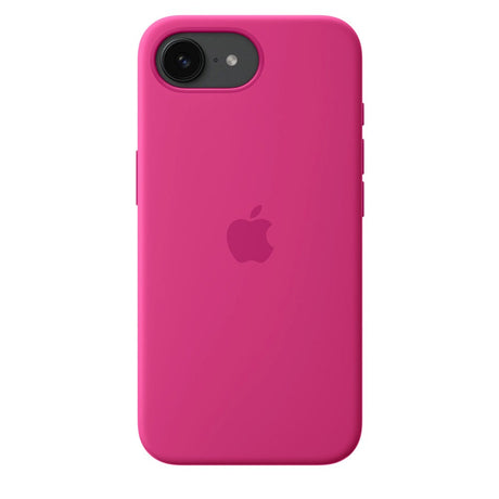 Original Apple iPhone 16e Silikone Bagside - Fuchsia (MD3W4ZM/A)