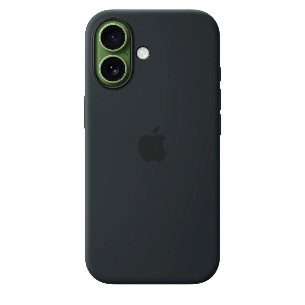 iPhone 17 Original Apple Silikone Cover - MagSafe Kompatibel - Black (MGF14ZM/A)