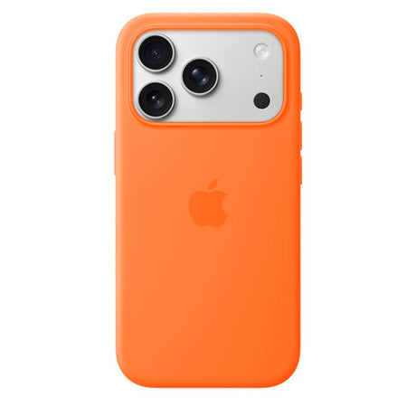 iPhone 17 Pro Original Apple Silikone Cover - MagSafe Kompatibel - Orange (MGFE4ZM/A)