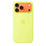 iPhone 17 Pro Max Original Apple Silikone Cover - MagSafe Kompatibel - Neon Yellow (MGFM4ZM/A)