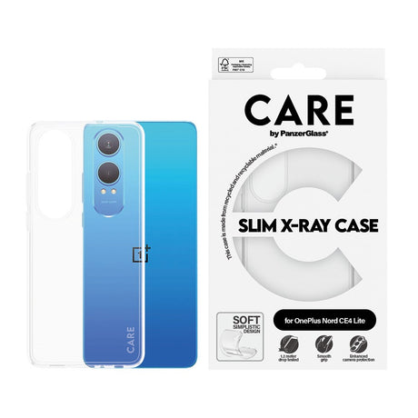 OnePlus Nord CE4 Lite (5G) CARE by PanzerGlass FASHION X-Ray Soft Basic Mobil Cover - Transparent