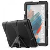 Tech-Protect Samsung Galaxy Tab A8 10.5" (2021) Survive Cover m. Beskyttelsesfilm & Kickstand - Sort
