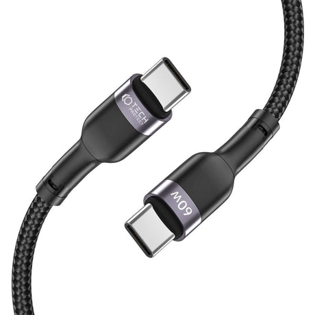Tech-Protect Ultraboost USB-C til USB-C Kabel 60W/3A 2m - Sort