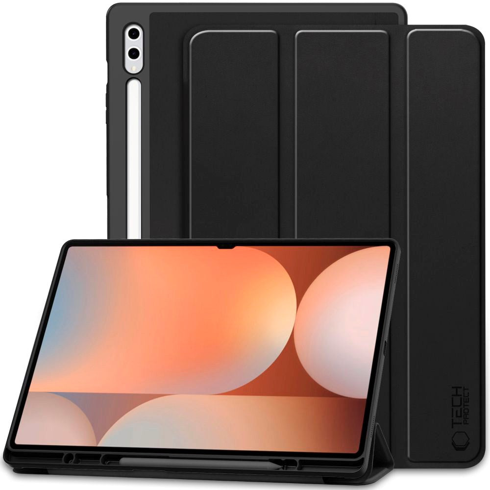 Tech-Protect SC Pen Cover til Samsung Galaxy Tab S8 Ultra, S9 Ultra, S10 Ultra 14.6" - Sort