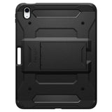 Spigen iPad 11" (2025) / iPad 10.9" (2024/2022) Tough Armor Pro Bagside Cover m. Apple Pencil Holder & Kickstand - Sort
