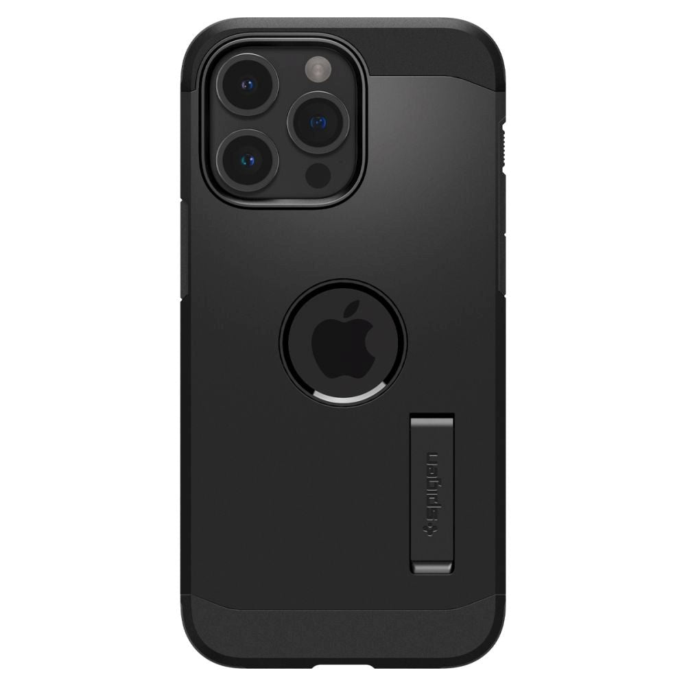 Spigen iPhone 15 Pro Max Tough Armor Case m. Kickstand - MagSafe Kompatibel - Sort - (DEMO)