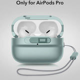 AirPods Pro (1. & 2. Gen.) ESR Pulse Cover m. Lås - MagSafe Kompatibel - Grøn
