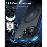 ESR - iPhone 16e - Classic Hybrid Cover - MagSafe Kompatibel - Mat Sort