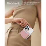 ESR MagSafe Kortholder m. Indbygget Ståfunktion - Lyserød