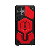 UAG Samsung Galaxy S25 Ultra MONARCH Pro Series Bagside Cover - MagSafe Kompatibel - Rød / Sort